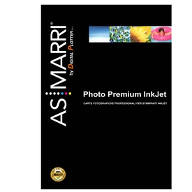 Carta fotografica - per inkjet - A6 - 210 gr - 20 fogli - effetto extralucido - bianco - As Marri