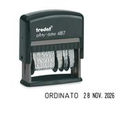 Timbro Printy Dater Eco 4817 Datario + Polinomio - 3,8 mm - autoinchiostrante - Trodat®