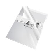 Cartelline a L - PVC - liscio - 21x29,7 cm - trasparente - Esselte - conf. 25 pezzi