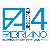 Album F4 - 24x33cm - 220gr - 20 fogli - liscio - squadrato - Fabriano