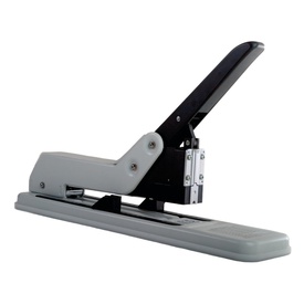 Cucitrice da tavolo Leone 130 - braccio lungo - max 180 fogli - grigio/nero