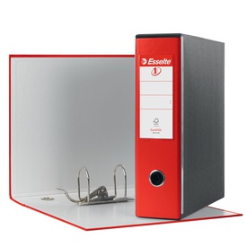 Registratore Eurofile G53 - dorso 8 cm - commerciale 23x30 cm - rosso -Esselte