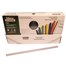Dorsetti tondi per rilegatura - 3 mm - trasparente - Fellowes - scatola50 pezzi