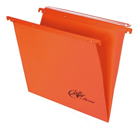 Cartella sospesa Joker - cassetto - interasse 39 cm - fondo V - 37 x 25cm - arancio - Bertesi
