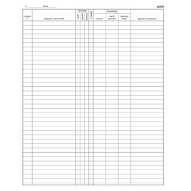 Registro arrivi/partenze - 31 x 24,5cm - 46pg - Edipro