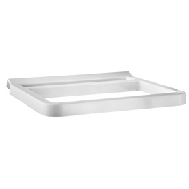 Portasacco per dispenser a cavalletto - ABS - 4,2x35,6x40 cm - bianco -Mar Plast