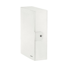 Scatola progetto WOW - dorso 10 cm - bianco metallizzato - Leitz