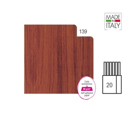 Rotolo Cartarivesto Rex Taco - lavabile - adesivo - 49 x 300 cm - legnoscuro - Rex Sadoch