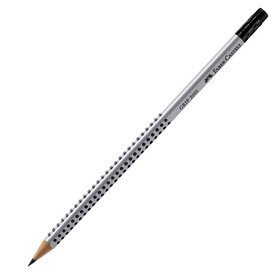 Matita di grafite Grip 2001 - gradazione HB - triangolare - con gommino- Faber-Castell