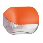 Dispenser Soft Touch di carta igienica - 15x4,8x14 cm - plastica - arancio - Mar Plast