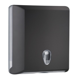 Dispenser asciugamani piegati Soft Touch - 29x10,5x30,5 cm - nero - MarPlast