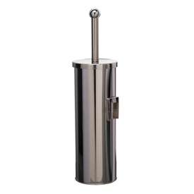 Portascopino Basic Metal Mural - da muro - diametro 9,8 cm - altezza 38cm - acciaio inox - Medial International