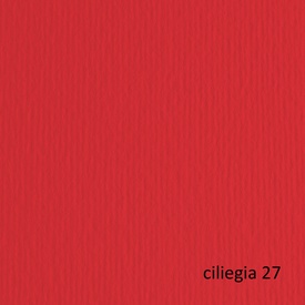 Cartoncino Elle Erre - 50x70cm - 220gr - ciliegia 27 - Fabriano - blister 20 fogli