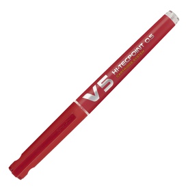 Roller Hi-Tecpoint V5 ricaricabile Begreen con cappuccio - punta 0,50mm- rosso - Pilot