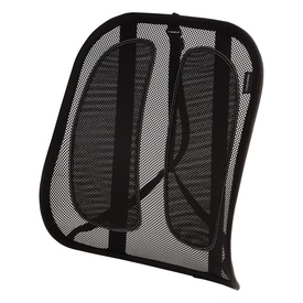 Supporto schiena Office Suites - 50x45x20 cm - in tessuto a rete - nero- Fellowes