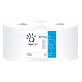 Bobina asciugatutto Special - microgoffrata - 2 veli - diametro 25 cm -23,4 cm x 180 m - 18 gr - cellulosa - bianco - Papernet