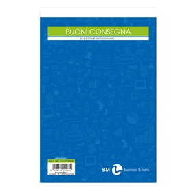 Blocco buoni di consegna - 50 fogli x 2 copie ricalcanti - 150 x 225 mm- BM