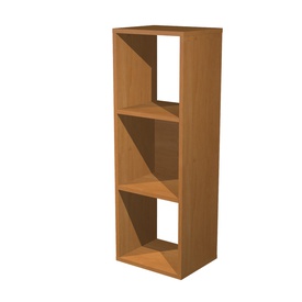 Libreria casellario Rainbow - 3 caselle - 35,9 x 29,2 x 103,9 cm - nocechiaro