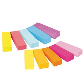 Segnapagina Post-it - 670-10AB-EU - in carta - 12,7 x 44 mm - 10 coloriassortiti - Post-it - conf. 500 pezzi