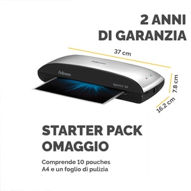 Plastificatrice Spectra - A4 - a caldo - Fellowes