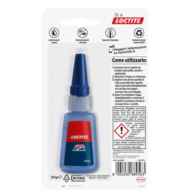 Colla Super Attak XXL - 20 gr - trasparente - Loctite