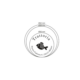 Timbro Original Printy 4642 - autoinchiostrante - diametro 42 mm - Trodat