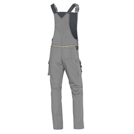 Salopette da lavoro Mach 2 - tela/poliestere/cotone - taglia XL - grigio chiaro/grigio scuro - Deltaplus