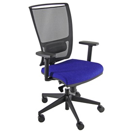 Poltrona semidirezionale Zoe ZOEA - con braccioli regolabili - blu/nero- Unisit