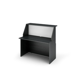 Modulo Prestige reception sopralzo/desktop - 120 x 76,1 x 117 cm - nerovenato/bianco