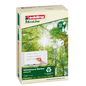 Marcatore 28  per lavagne bianche EcoLine - punta conica da 1,50-3,00mm- rosso  - Edding