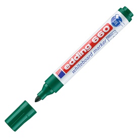 Marcatore 660 per lavagne bianche - punta conica da 1,50-3,00mm - verde- Edding