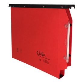 Cartella sospesa Joker - armadio - interasse 33 cm - fondo U - 33 x 28 cm - rosso - Bertesi