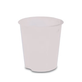 Cestino gettacarte Modula - altezza 32,5 cm - diametro 31 cm - 16,5 lt - trasparente neutro - Fellowes