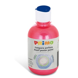 Tempera brillante perlata - 300ml - colori perlati assortiti - Primo - box 6 colori