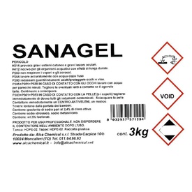 Detergente sanificante Sanagel - Alca - tanica da 3 kg