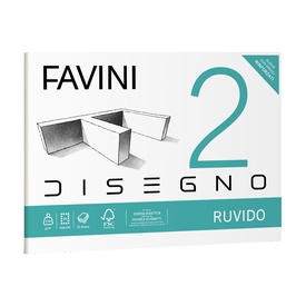 Album Favini 2 - 24x33cm - 110gr - 20 fogli - ruvido - Favini