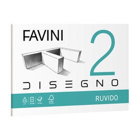 Album Favini 2 - 33x48cm - 110gr - 10 fogli - ruvido - Favini