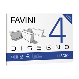 Album Favini 4 - 24x33cm - 220gr - 20 fogli - liscio - Favini