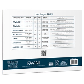 Album Favini 4 - 24x33cm - 220gr - 20 fogli - liscio - Favini