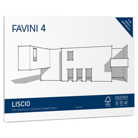 Album Favini 4 - 33x48cm - 220gr - 20 fogli - liscio - Favini