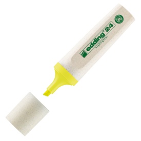Evidenziatore 24 EcoLine - punta a scalpello - tratto da 2,0-5,0mm - astuccio 4 colori  - Edding