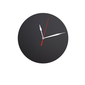 Lavagna da parete Silhouette - diametro 29 cm - forma orologio - nero -Securit