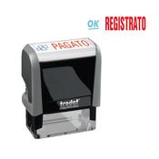 Timbro Office Printy Eco - REGISTRATO - 47x18 mm - Trodat®