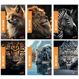 Maxiquaderno Be More Wild - A4 - 36+2 fogli - 100gr - 5mm - BM