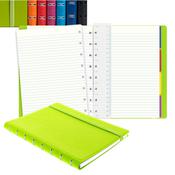 Notebook Pocket - copertina similpelle - arancio - a righe - 14,4 x 10,5cm - 56 pagine - Filofax