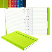 Notebook Pocket - copertina similpelle - turchese - a righe - 14,4 x 10,5cm - 56 pagine - Filofax