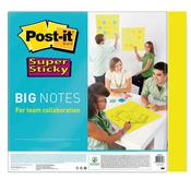 Blocco di fogli Super Sticky Big Notes - 279 x 279mm - giallo neon - 30 fogli - Post-it®