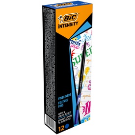 Fineliner Intensity  - punta 0,8mm - blu - Bic - conf. 12 pezzi
