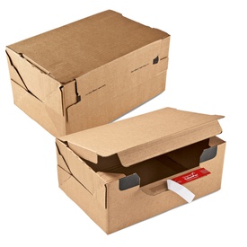 Scatola Return Box CP 069 - M - 28,2 x 19,1 x 14 cm - cartone - avana -ColomPac