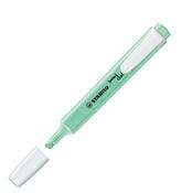 Evidenziatore Swing Cool pastel - punta a scalpello - tratto da 1,0-4,0mm - colore verde menta - Stabilo